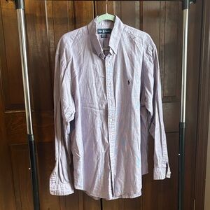 Polo by Ralph Lauren Men's Light Purple Casual Shirt